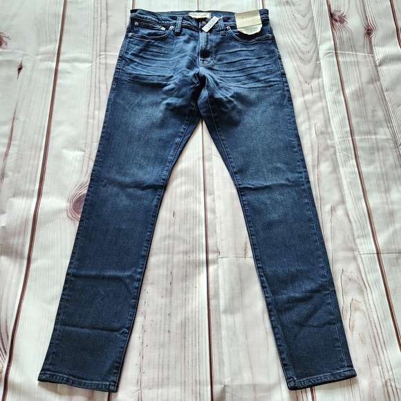 NWT Madewell "Skinny" Slender Dark Waites Wash Blue Jean #NC122 Men's Size 33x34 - Picture 2 of 12